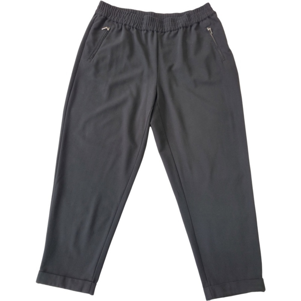 ✅ Chico’s black comfort pull on pants size 2 ankle